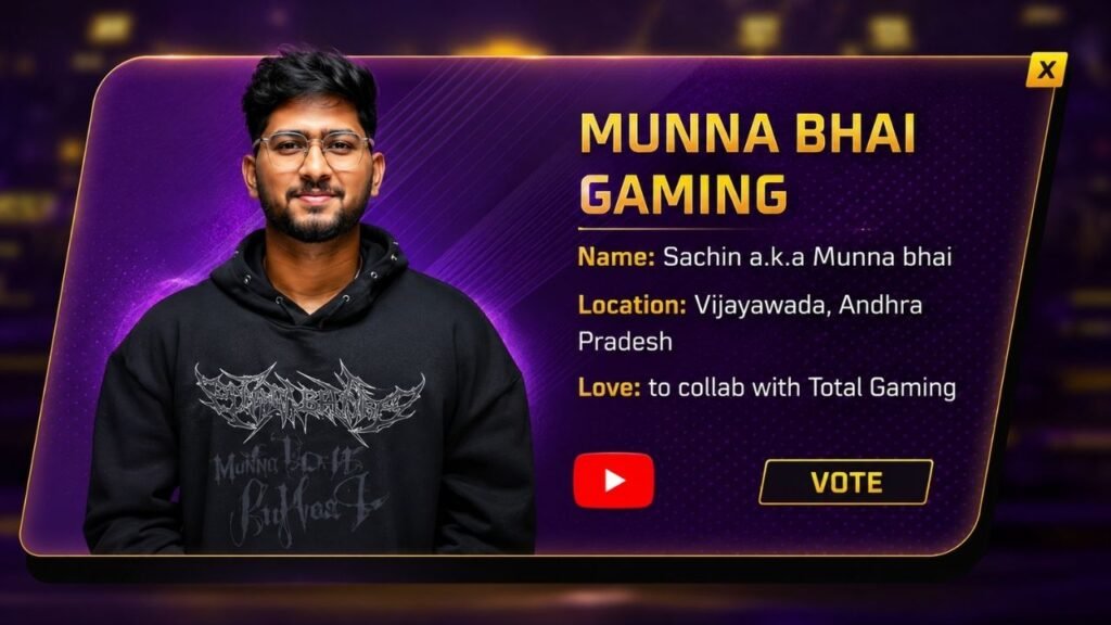 Munna Bhai Gaming UID & Free Fire Profile