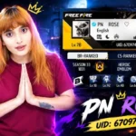 PN Rose UID, Free Fire ID, Stats, Rank, Guild & Profile
