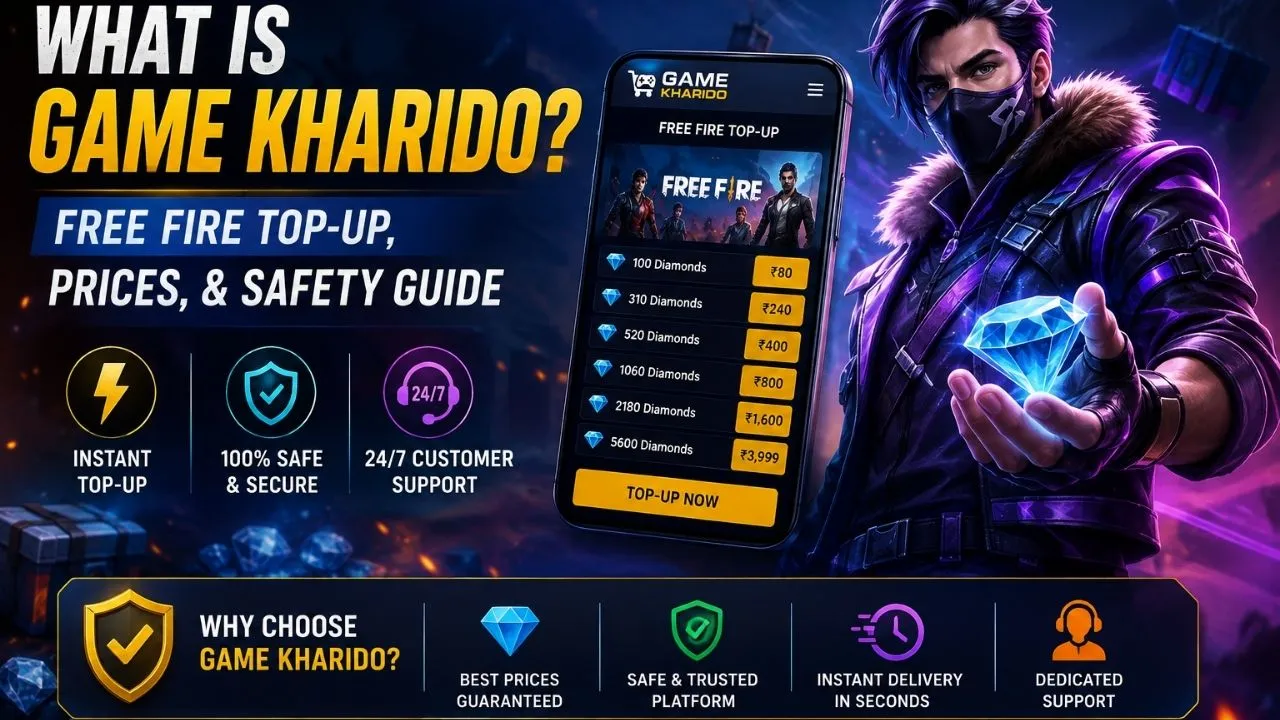 What Is Game Kharido, How It Works, Free Fire Top-Up, Prices and Safety Guide
