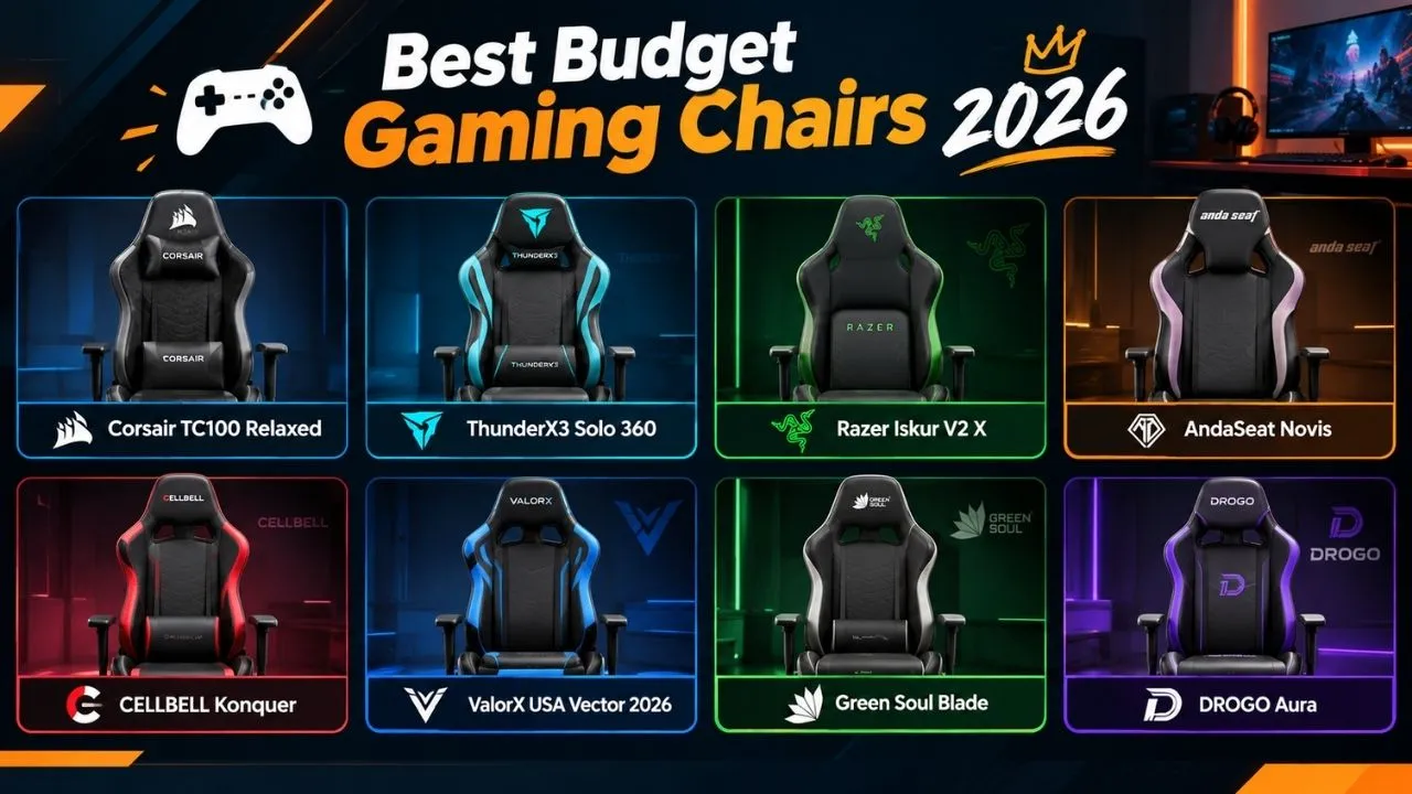 Best Budget Gaming Chairs 2026: Top Picks Under ₹15,000 ($300)