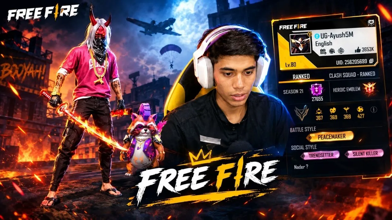 UnGraduate Gamer UID: Free Fire ID, K/D ratio, Stats, Guild, Real Name and More